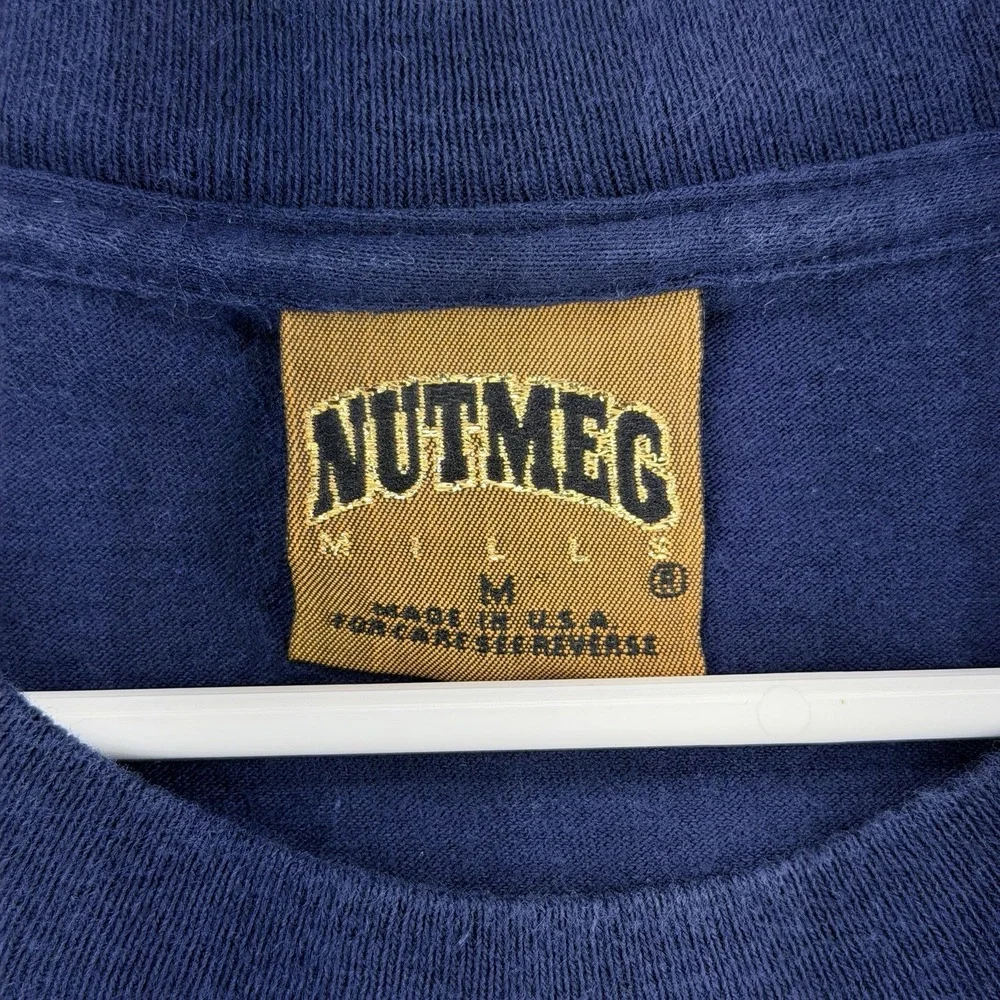 Vintage 1993 Atlanta Braves Nutmeg T Shirt M Single Stitch USA MLB Graphic 90s